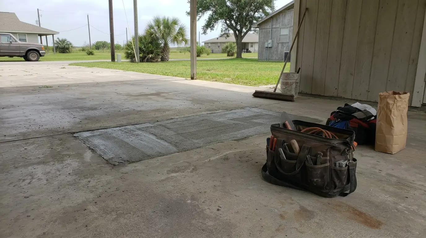 Work area cleaned up after a plumbing repair