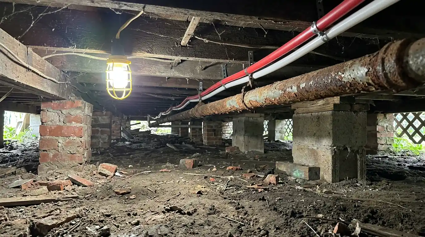 Repiping a 1940s-era home in Pecan Park
